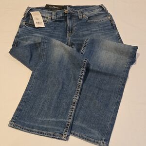 Silver Jeans Men's Straight Leg Blue Denim